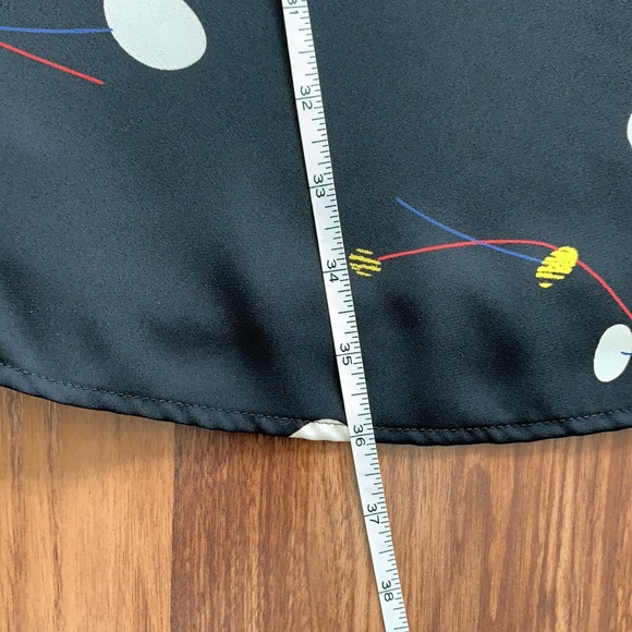 Babaton Printed Black Dress - size M - Picture 8 of 8